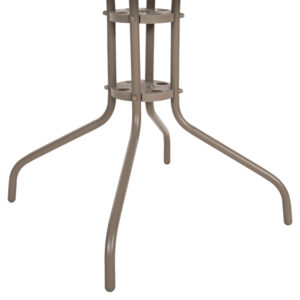 ΤΡΑΠΕΖΙ ΕΞΩΤ.ΧΩΡΟΥ ΜΕΤΑΛΛΟ ΣΑΜΠΑΝΙ-ΓΥΑΛΙΝΗ ΕΠΙΦΑΝΕΙΑ 70Χ70Χ72,5Υεκ