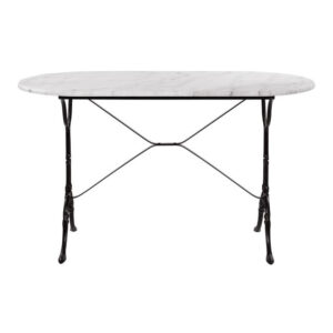 ΤΡΑΠΕΖΙ ΜΕ ΒΑΣΗ ΑΠΟ ΜΑΝΤΕΜΙ ΜΕ ΜΑΡΜΑΡΟ ΟΒΑΛ 120Χ59X72