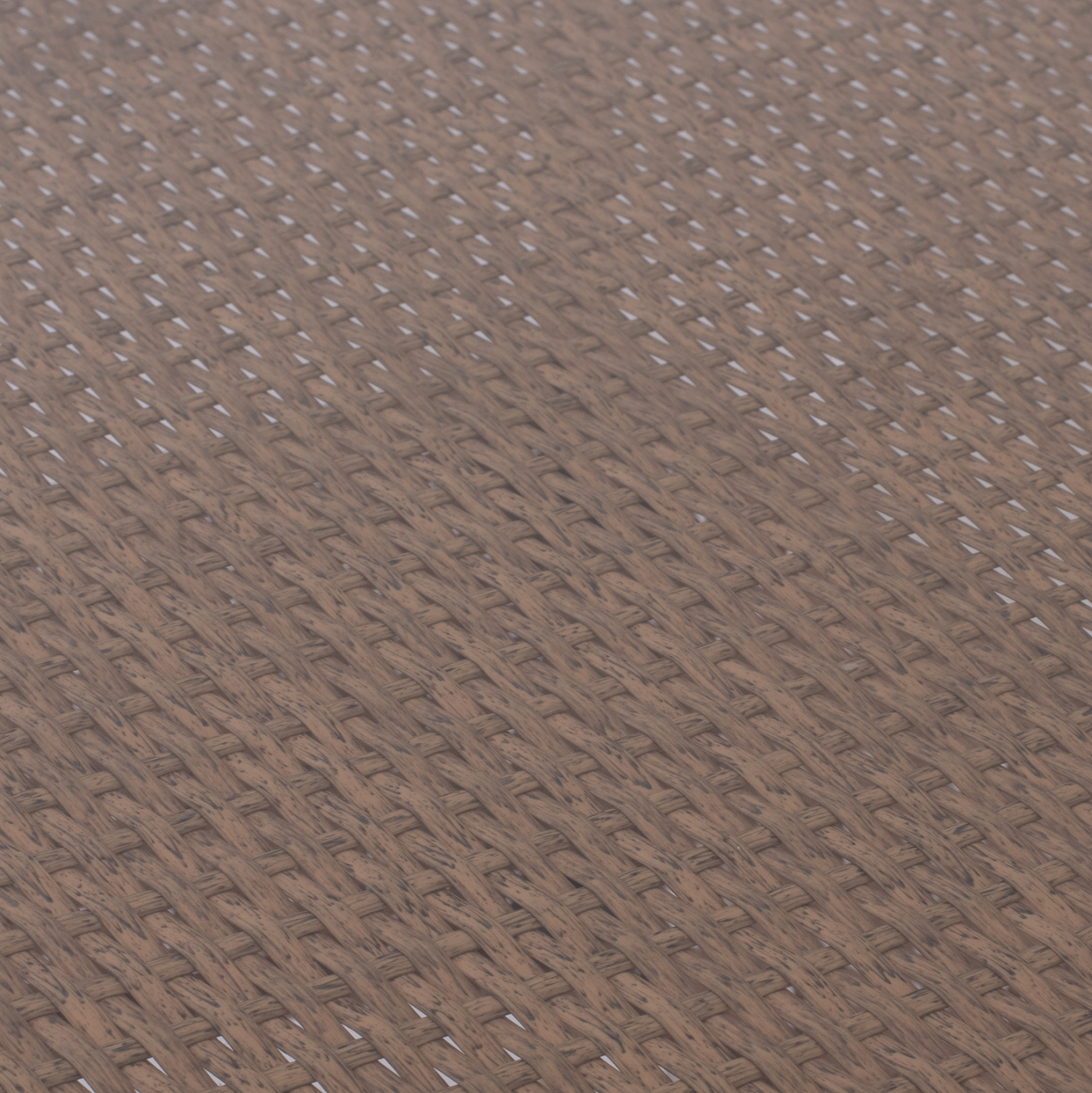 ΤΡΑΠΕΖΙ ΜΕΤΑΛΛΙΚΟ RATTAN ΜΠΕΖ ΚΑΦΕ 120x70x75Υ εκ.