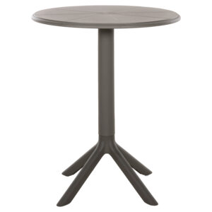 ΤΡΑΠΕΖΙ ΠΟΛΥΠΡΟΠΥΛΕΝΙΟΥ ΣΤΡΟΓΓΥΛΟ OLIVE GREEN Φ60x75Υεκ.