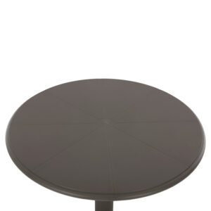 ΤΡΑΠΕΖΙ ΠΟΛΥΠΡΟΠΥΛΕΝΙΟΥ ΣΤΡΟΓΓΥΛΟ OLIVE GREEN Φ60x75Υεκ.
