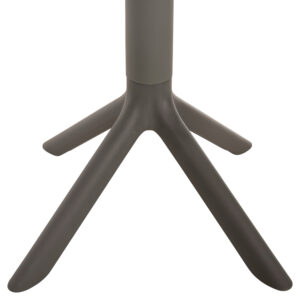 ΤΡΑΠΕΖΙ ΠΟΛΥΠΡΟΠΥΛΕΝΙΟΥ ΣΤΡΟΓΓΥΛΟ OLIVE GREEN Φ60x75Υεκ.