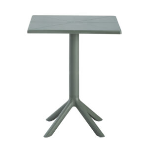 ΤΡΑΠΕΖΙ ΠΟΛΥΠΡΟΠΥΛΕΝΙΟΥ ΤΕΤΡΑΓΩΝΟ DARK OLIVE 60,5x60,5x76,5Υεκ.