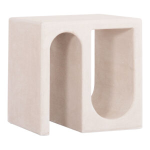 ΤΡΑΠΕΖΙ ΣΑΛΟΝΙΟΥ MDF ΣΕ ΥΠΟΛΕΥΚΟ ΧΡΩΜΑ 48x38x48,5Υεκ.