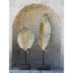 UMI ΔΙΑΚΟΣΜΗΤΙΚΟ TOTEM 13x9x57 POLYRESIN ΧΡΥΣΟ ΜΑΥΡΟ ΜΕΤΑΛΛΟ