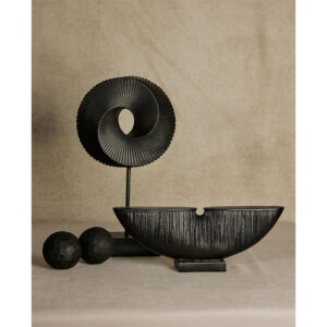 MORIRI ΔΙΑΚΟΣΜΗΤΙΚΟ TOTEM 35x6x12 POLYRESIN ΜΑΥΡΟ
