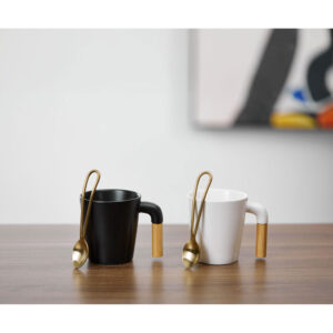 NORDIC ΚΟΥΠΑ SET 4ΤΜΧ 23x23x9 ΠΟΡΣΕΛΑΝΗ ΛΕΥΚΟ ΦΥΣΙΚΟ BAMBOO
