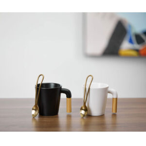 NORDIC ΚΟΥΠΑ SET 4ΤΜΧ 13x23x9 ΠΟΡΣΕΛΑΝΗ ΜΑΥΡΟ ΦΥΣΙΚΟ BAMBOO