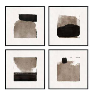BE BOLD ΠΙΝΑΚΑΣ 60x60 ΚΑΜΒΑΣ MDF ΜΑΥΡΟ