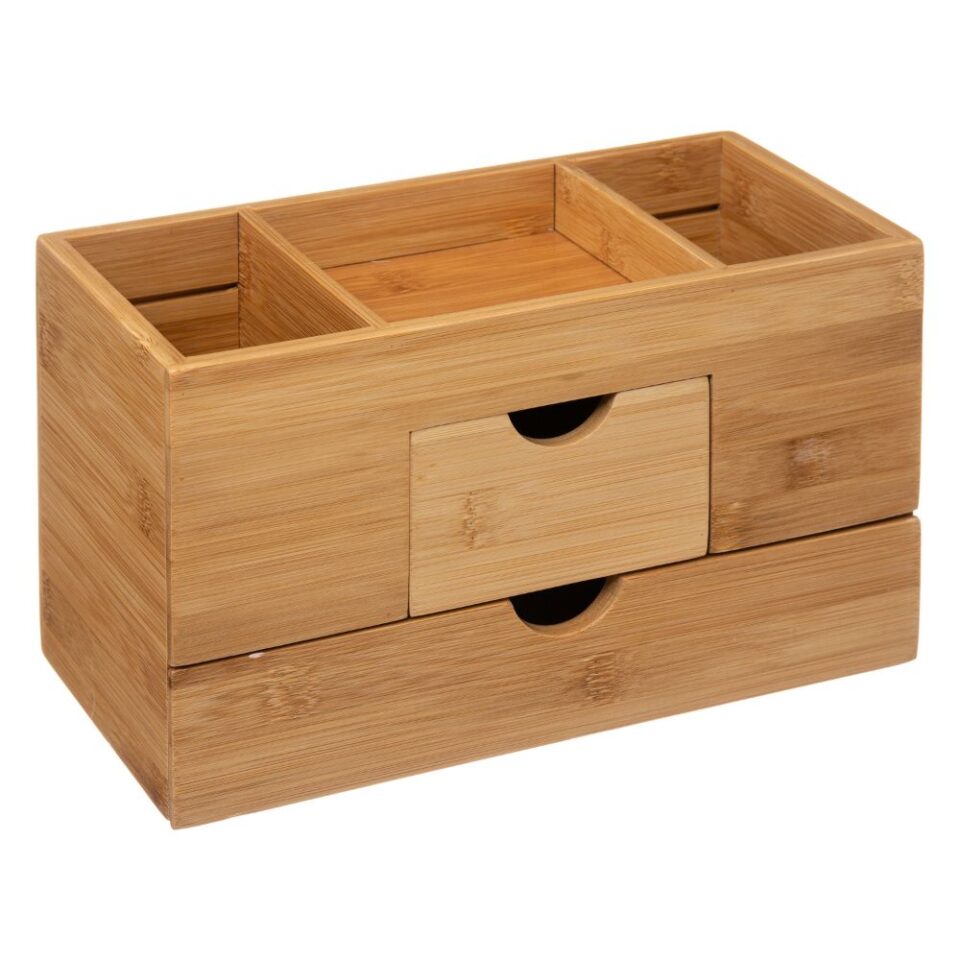 ΚΟΥΤΙ ΟΡΓΑΝΩΣΗΣ 2 ΣΥΡΤΑΡΙΩΝ, BAMBOO 24x14,5xΥ12 cm