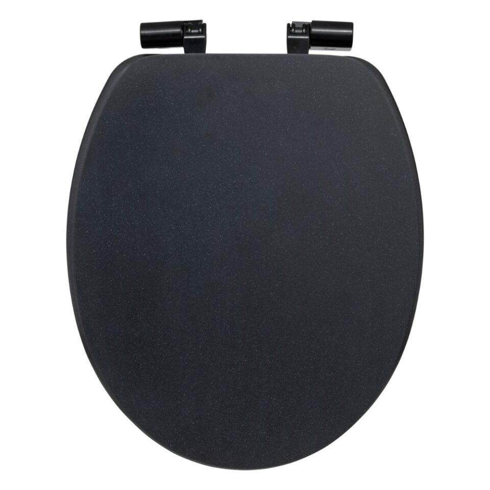 ΚΑΠΑΚΙ ΤΟΥΑΛΕΤΑΣ MDF, ΜΑΥΡΟ 37,5x49,9x5,2cm