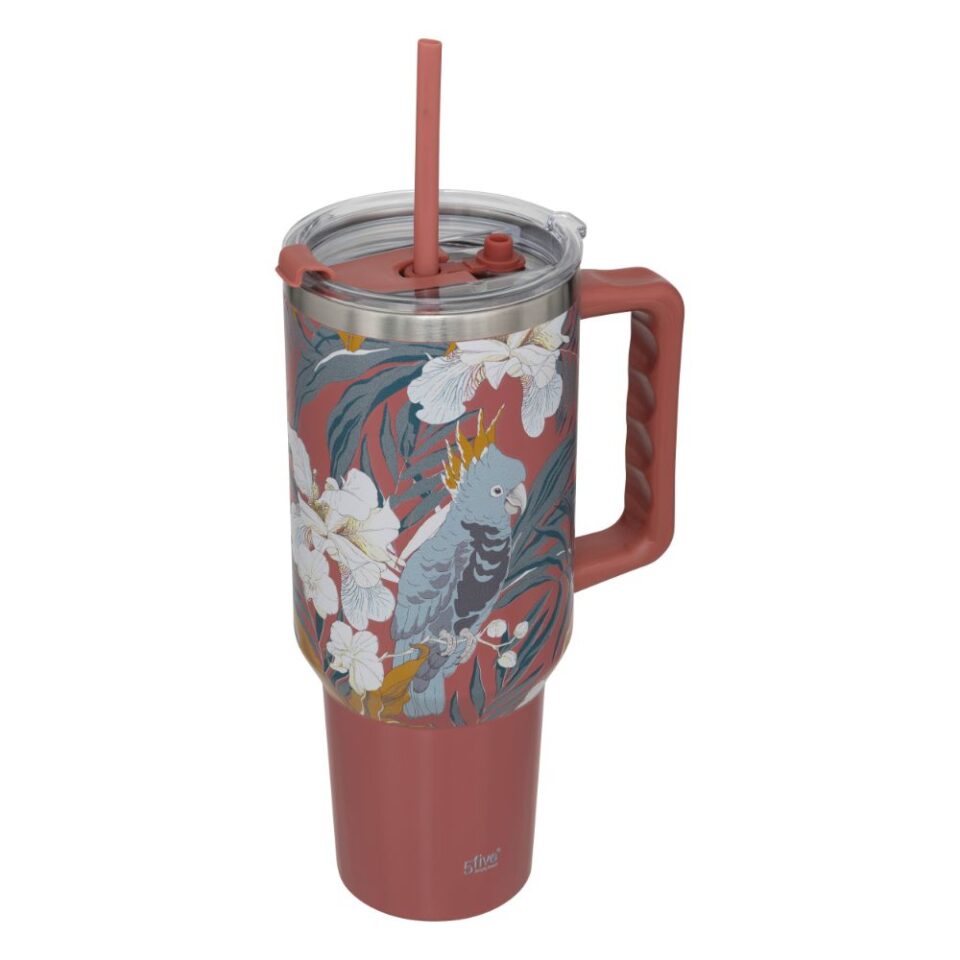 ΚΟΥΠΑ ΘΕΡΜΟΣ 1,2L, ΑΝΟΙΞΕΙΔΩΤΗ ΚΟΚΚΙΝΗ 15x10xY25,7cm