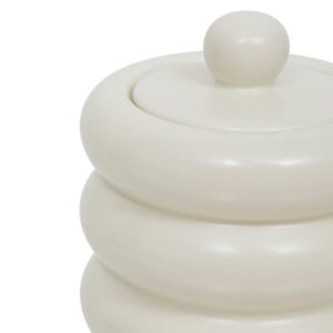 ΒΑΖΟ ΜΕ ΚΑΠΑΚΙ, ΚΕΡΑΜΙΚΟ ΛΕΥΚΟ Φ11,2xΥ14,7cm