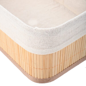 ΚΑΛΑΘΙ ΟΡΓΑΝΩΣΗΣ BAMBOO ESSENTIALS 24.5x10cm ME ΕΠΕΝΔΥΣΗ