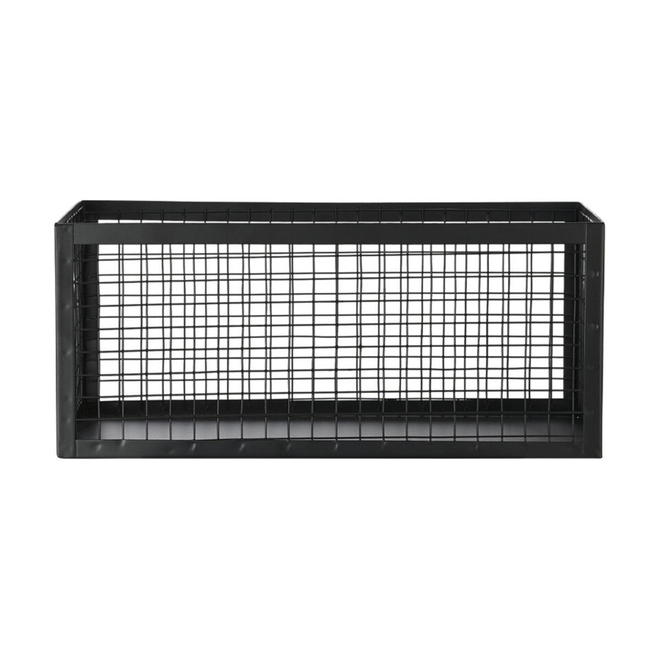 ΚΑΛΑΘΙ ΑΠΟΘΗΚΕΥΣΗΣ & ΟΡΓΑΝΩΣΗΣ CAGE ΜΕΤΑΛΛΙΚΟ 30x15.5x13cm ΜΑΥΡΟ