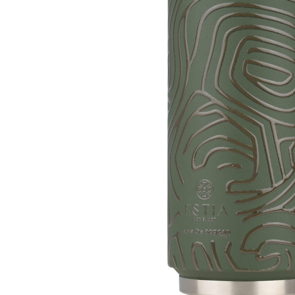 ΘΕΡΜΟΣ TRAVEL CUP SAVE THE AEGEAN 500ml OLIVE FLOW