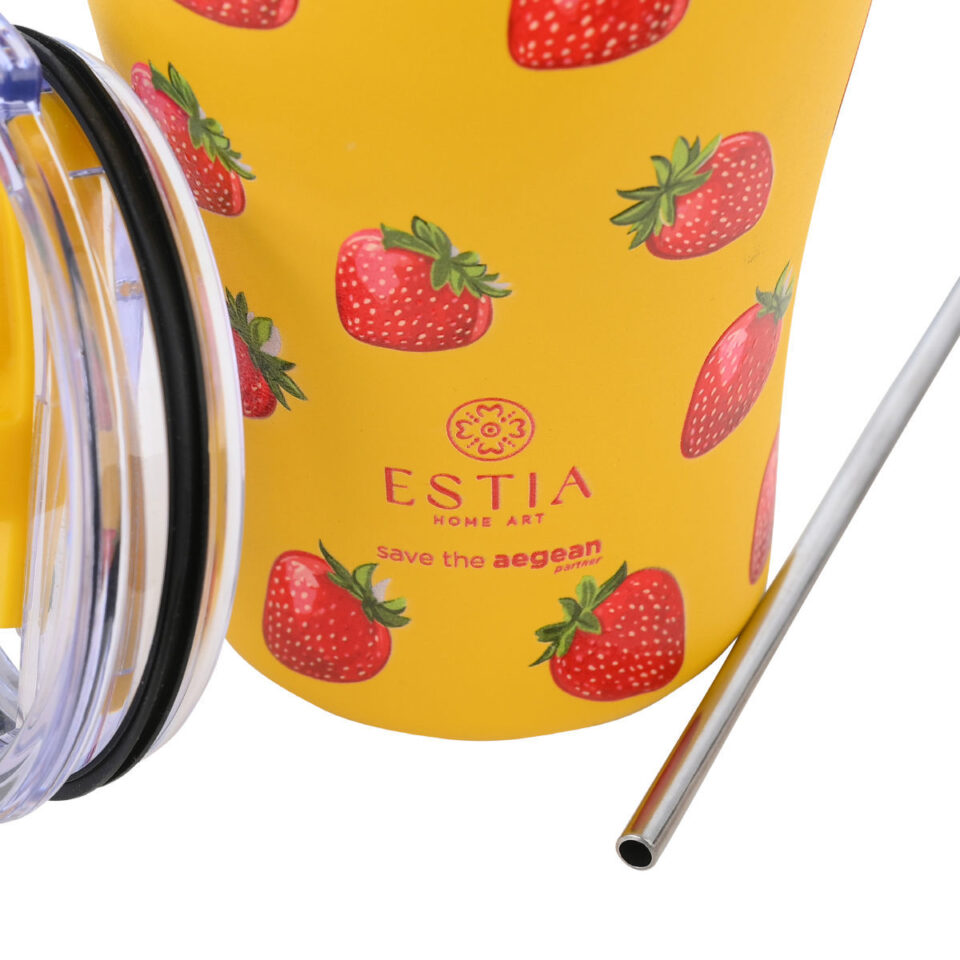 ΘΕΡΜΟΣ COFFEE MUG SAVE THE AEGEAN 350ml BERRY BRIGHT