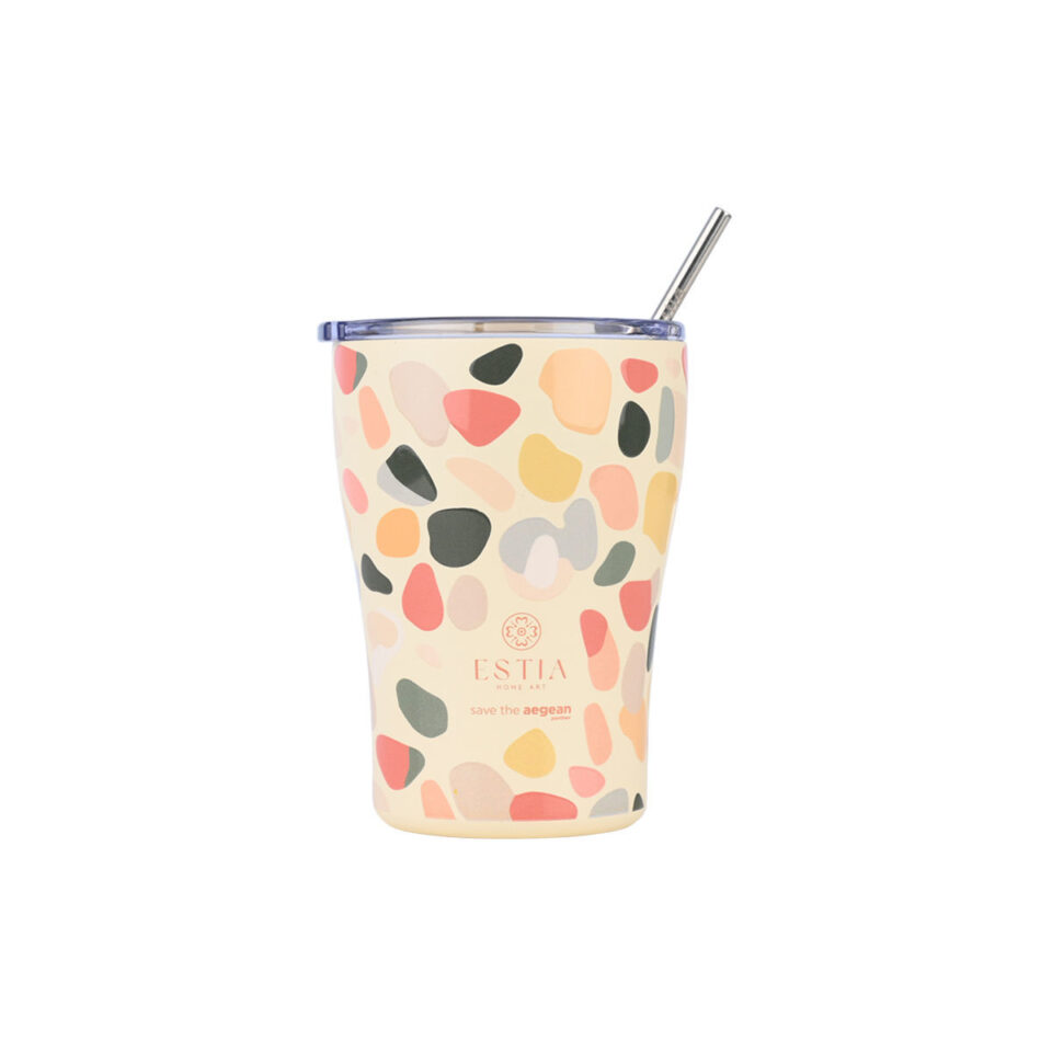 ΘΕΡΜΟΣ COFFEE MUG SAVE THE AEGEAN 350ml HUE PEBBLES