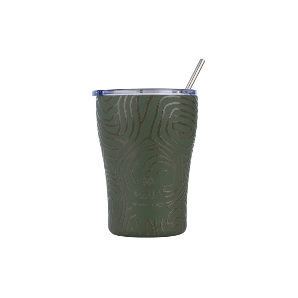 ΘΕΡΜΟΣ COFFEE MUG SAVE THE AEGEAN 350ml OLIVE FLOW