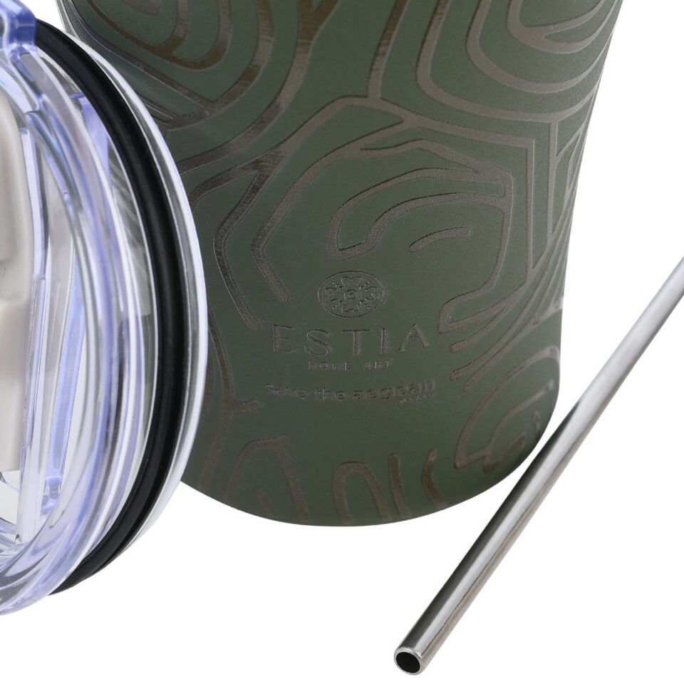 ΘΕΡΜΟΣ COFFEE MUG SAVE THE AEGEAN 350ml OLIVE FLOW