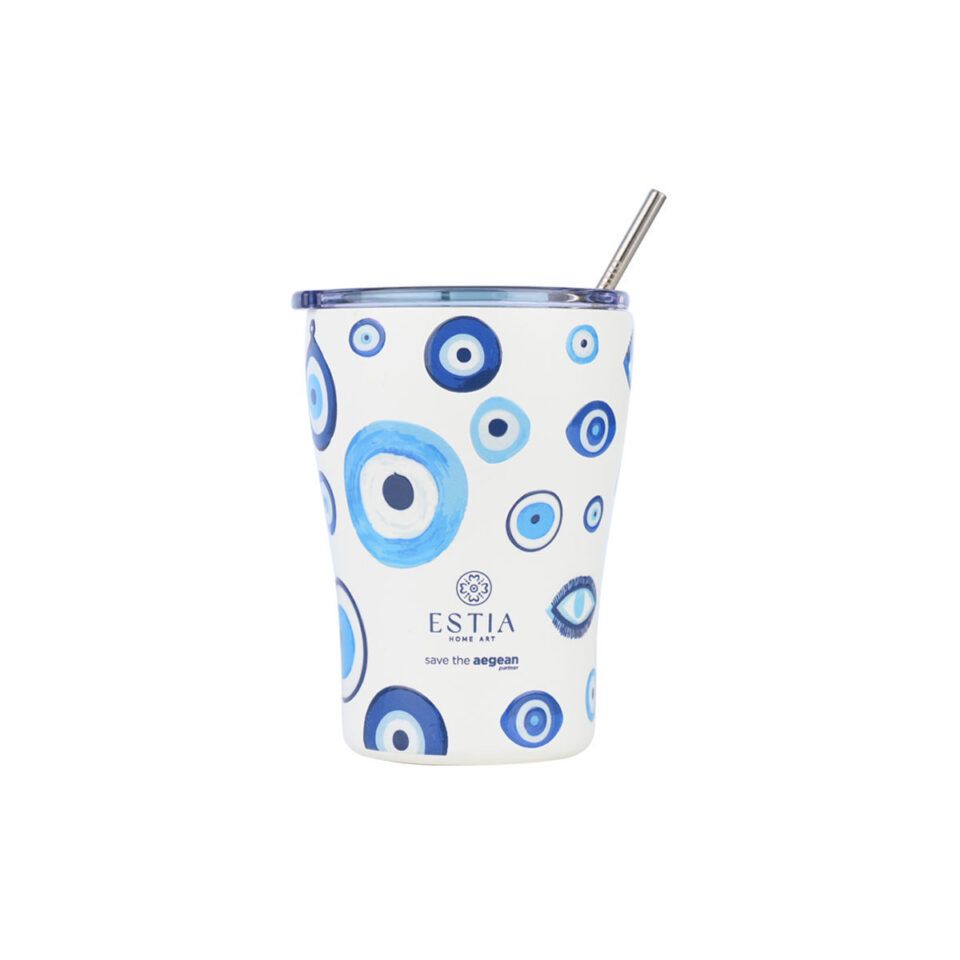 ΘΕΡΜΟΣ COFFEE MUG SAVE THE AEGEAN 350ml SPIRIT OF LUCK