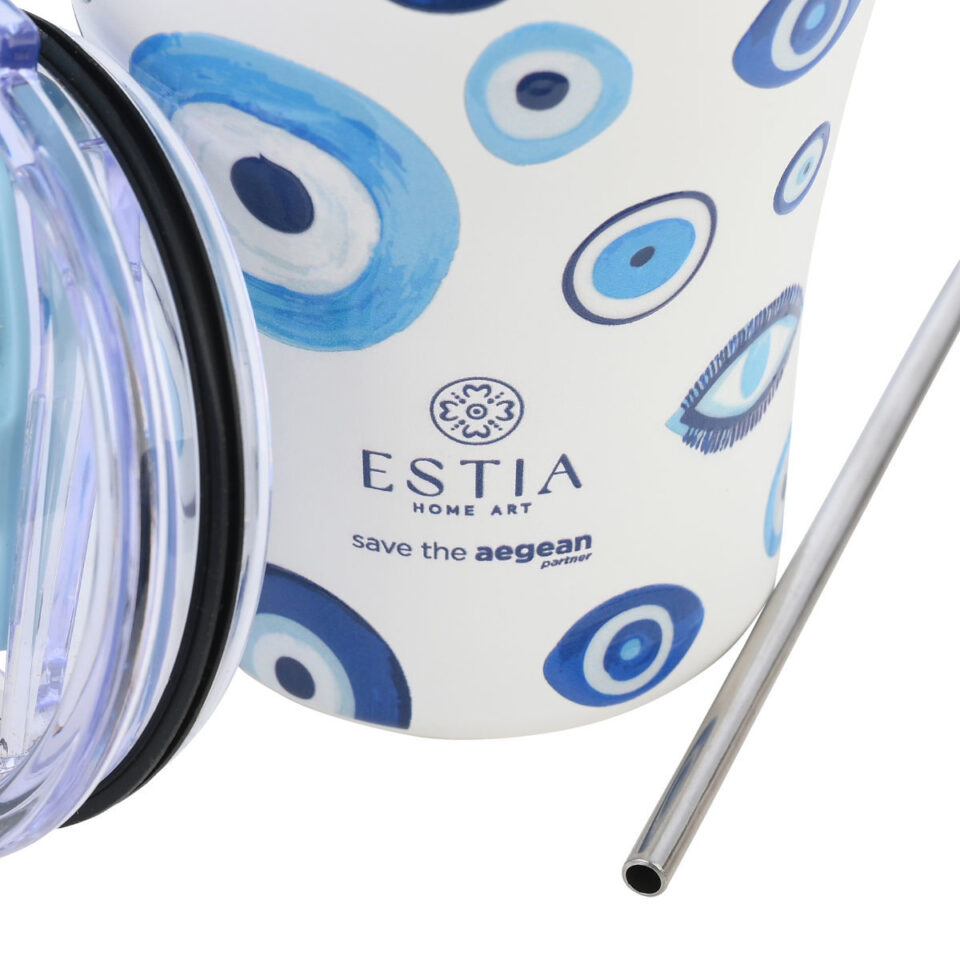 ΘΕΡΜΟΣ COFFEE MUG SAVE THE AEGEAN 350ml SPIRIT OF LUCK