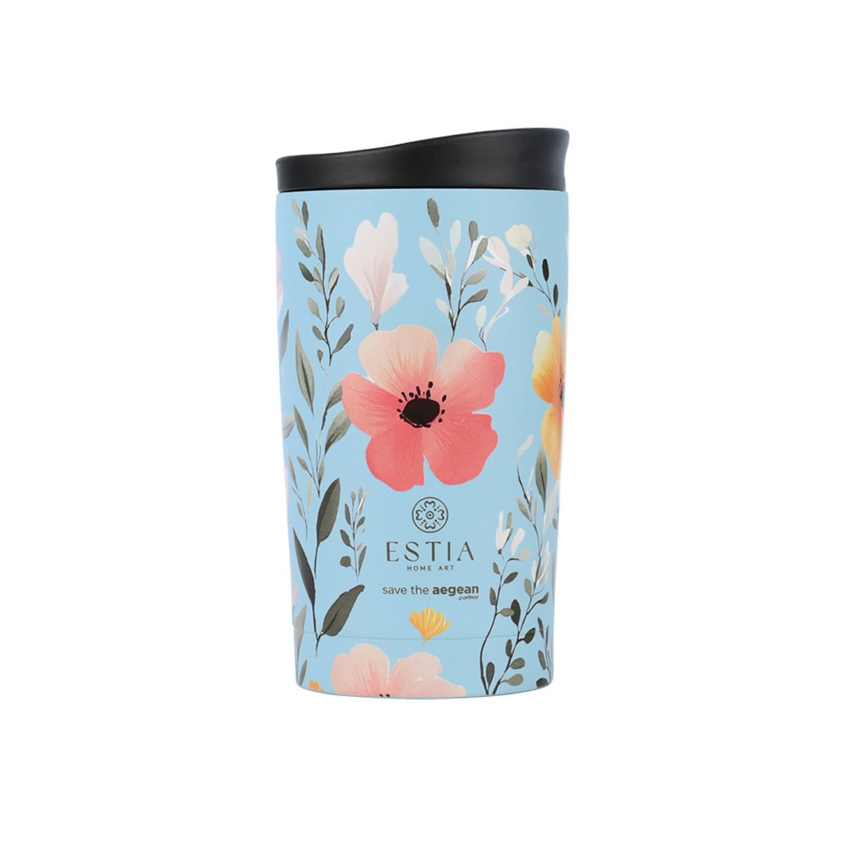 ΘΕΡΜΟΣ TRAVEL MUG SAVE THE AEGEAN 350ml SKY GARDEN
