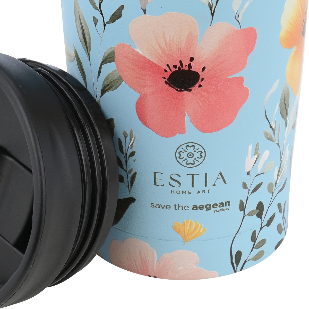ΘΕΡΜΟΣ TRAVEL MUG SAVE THE AEGEAN 350ml SKY GARDEN
