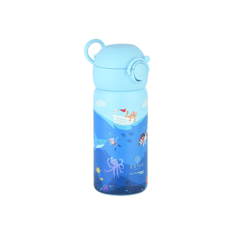 ΘΕΡΜΟΣ ΠΑΙΔΙΚΟ WONDER BOTTLE SAVE THE AEGEAN 350ml OCEAN PLAY