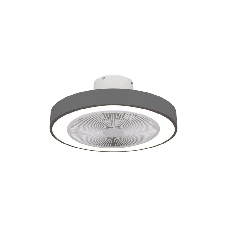 ΑΝΕΜΙΣΤΗΡΑΣ ΟΡΟΦΗΣ HALO FLOW 50cm 15w ΜΕ CCT LED ΦΩΤΙΣΜΟ 45W & ΤΗΛΕΧΕΙΡΙΣΤΗΡΙΟ ΓΚΡΙ