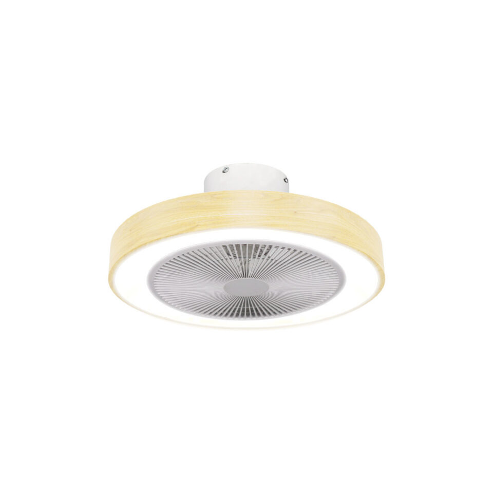 ΑΝΕΜΙΣΤΗΡΑΣ ΟΡΟΦΗΣ HALO FLOW 50cm 15w ΜΕ CCT LED ΦΩΤΙΣΜΟ 45W & ΤΗΛΕΧΕΙΡΙΣΤΗΡΙΟ ΟΨΗ ΞΥΛΟΥ
