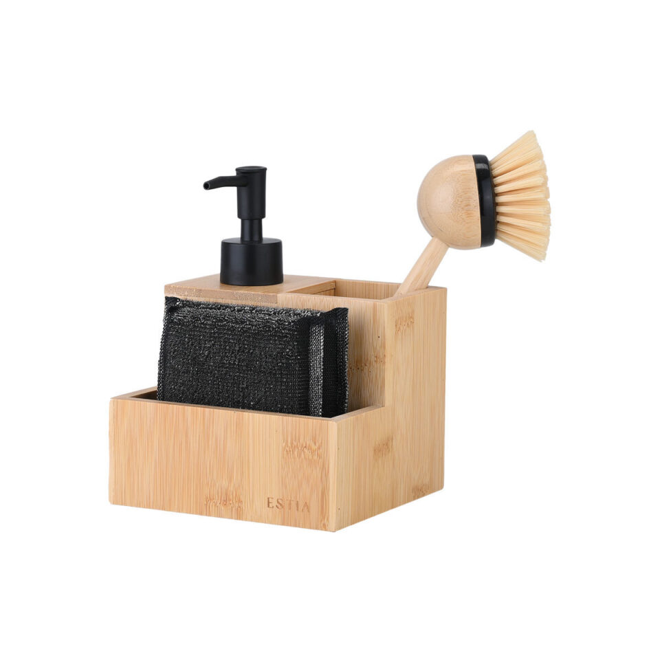 ΔΟΧΕΙΟ ΥΓΡΟΥ ΠΙΑΤΩΝ BAMBOO ESSENTIALS ΜΕ ΣΦΟΥΓΓΑΡΙΑ ΚΑΙ ΒΟΥΡΤΣΑ