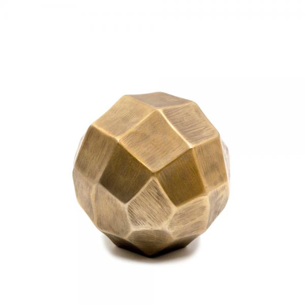 PRISMA ΜΠΑΛΑ ΑΛΟΥΜΙΝΙΟ ΧΡΥΣΟ D12,5xH12,5cm