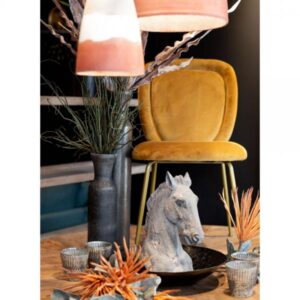 BALIUS DECO ΑΛΟΓΟ POLYRESIN ΓΚΡΙ 27x17x39,5cm