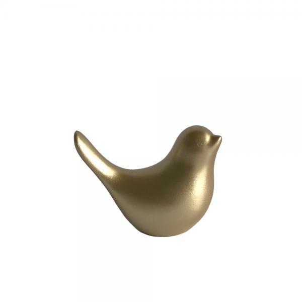 NOOG DECO ΠΟΥΛΙ POLYRESIN ΧΡΥΣΟ 9,2x4,2xH6,7cm