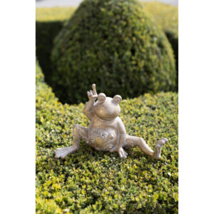 YOGA FROG ΔΙΑΚΟΣΜΗΤΙΚΟ ΒΑΤΡΑΧΟΣ 32x14x20 POLYRESIN ΧΡΥΣΟ