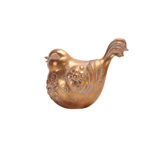 HOOPOE ΔΙΑΚΟΣΜΗΤΙΚΟ ΠΟΥΛΙ 16x10x12 POLYRESIN ΧΡΥΣΟ