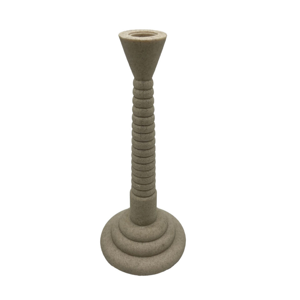 LITO ΚΗΡΟΠΗΓΙΟ 13x13x30 POLYRESIN STONE ΜΠΕΖ