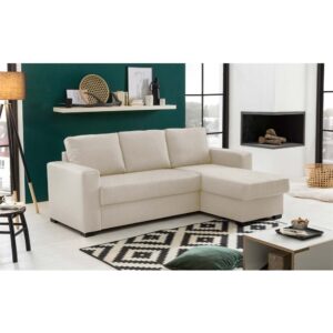 ALDO CRISTIANO ΚΑΝΑΠΕΣ ΚΡΕΒΑΤΙ ΓΩΝΙΑ ΑΝΑΣΤΡΕΨΙΜΗ OFF WHITE 220x150x88