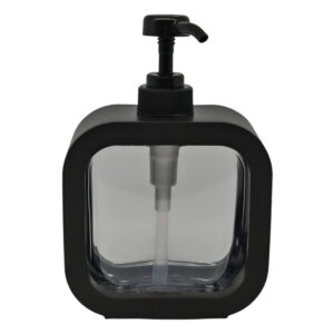 DISPENSER ΠΛΑΣΤΙΚΟ ΜΑΥΡΟ ΜΕ ΔΙΑΦΑΝΕΣ ΤΜΗΜΑ 12,8x5,8x17,1εκ.