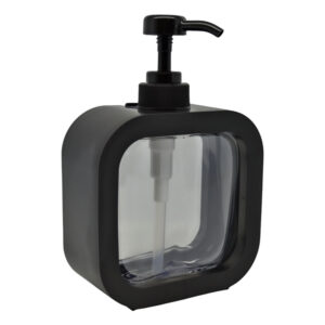 DISPENSER ΠΛΑΣΤΙΚΟ ΜΑΥΡΟ ΜΕ ΔΙΑΦΑΝΕΣ ΤΜΗΜΑ 12,8x5,8x17,1εκ.