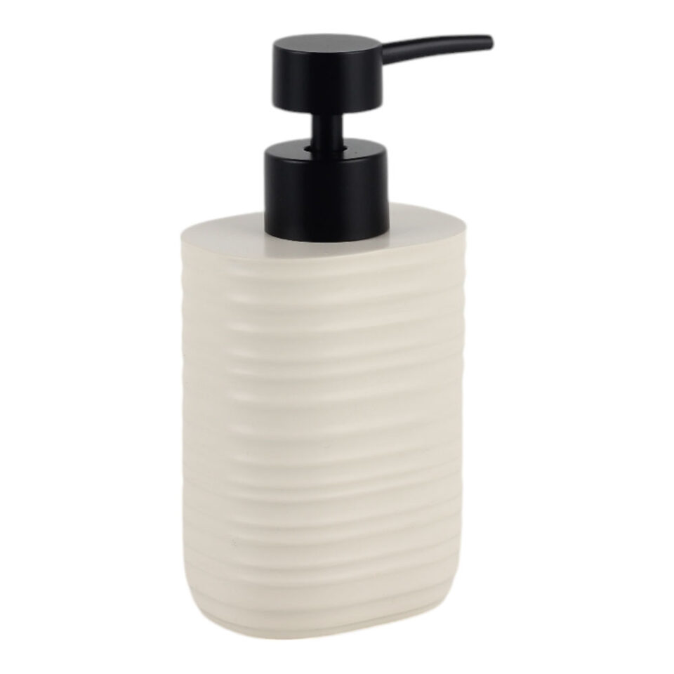 DISPENSER ΠΟΛΥΕΣΤΕΡΙΚΟ ΡΙΓΕ ΣΕ ΧΡΩΜΑ ΜΠΕΖ ΜΑΤ 8,1x8,1x16,9εκ.