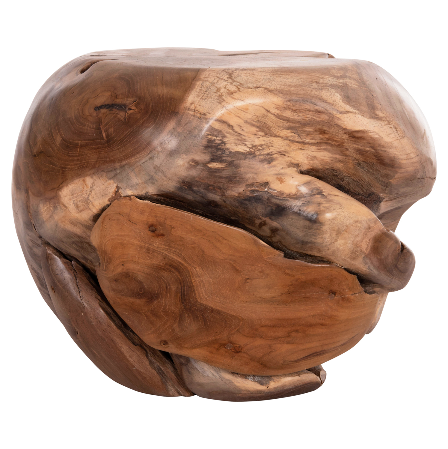 ΒΟΗΘΗΤΙΚΟ ΤΡΑΠΕΖΙ ΞΥΛΟ TEAK--ΦΥΣΙΚΟ 50x50x50Υεκ.