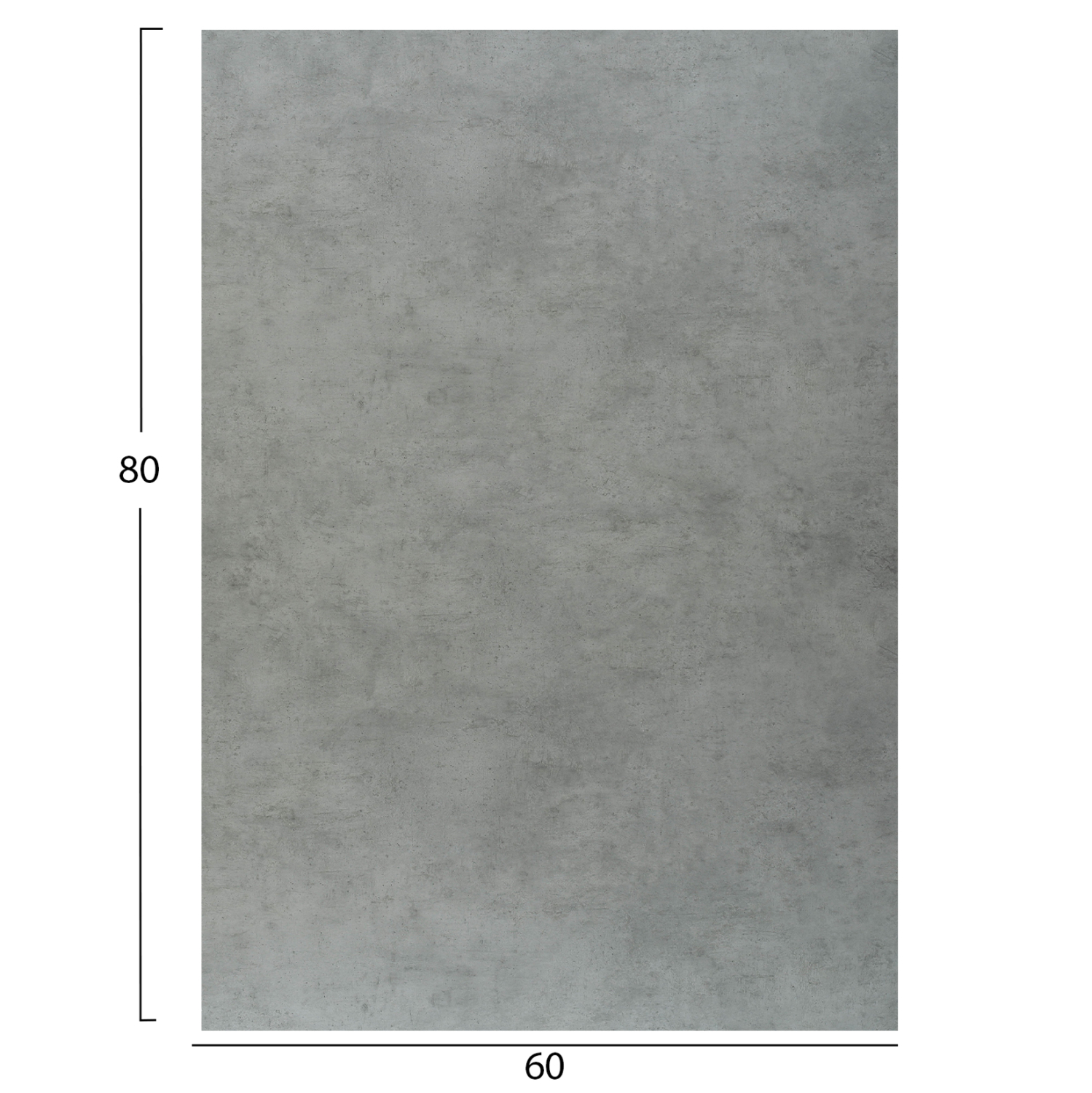 ΕΠΙΦΑΝΕΙΑ ΤΡΑΠΕΖΙΟΥ HPL ΟΡΘΟΓΩΝΙΑ CEMENT 60x80εκ.