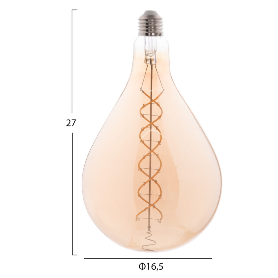 ΛΑΜΠΤΗΡΑΣ LED FILAMENT 8W E27 3000K TEA COLOR DIMMABLE