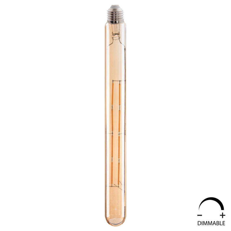 ΛΑΜΠΤΗΡΑΣ LED FILAMENT 8W E27 3000K GOLD DIMMABLE