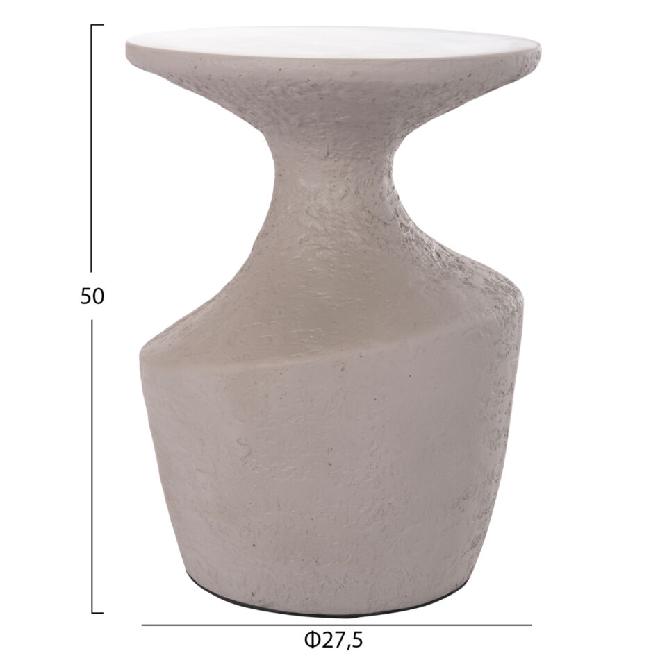 ΤΡΑΠΕΖΙ ΒΟΗΘΗΤΙΚΟ FIBER CEMENT ΣΕ ΓΚΡΙ--Φ27.5x50Υεκ.