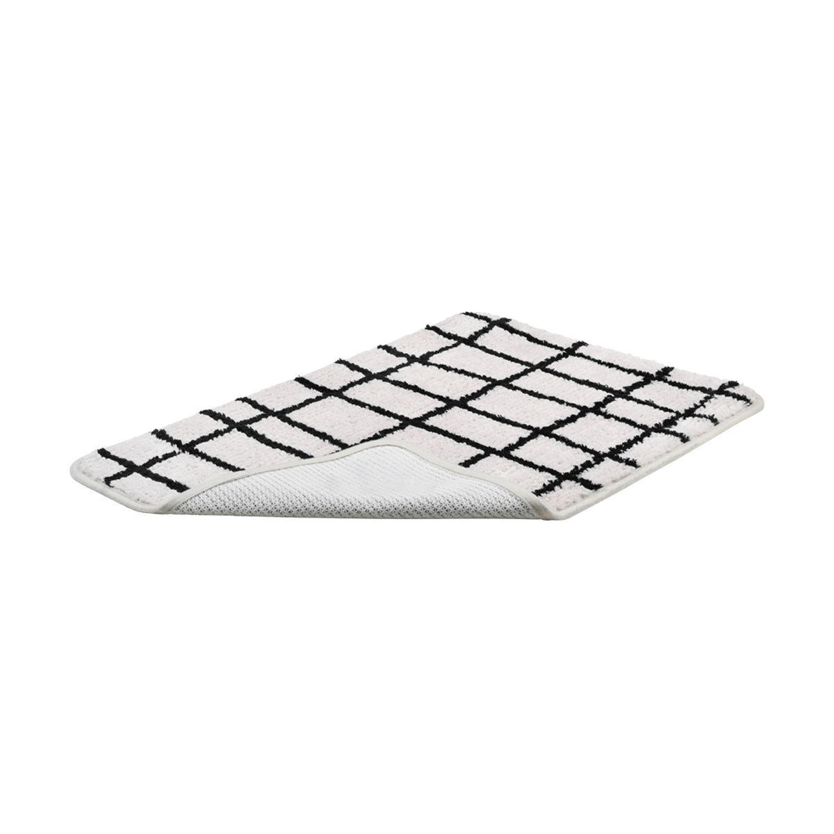 ΤΑΠΕΤΟ ΜΠΑΝΙΟΥ CAGE 40x60cm 100% ΜΙΚΡΟΪΝΕΣ ΓΚΡΙ-ΜΑΥΡΟ