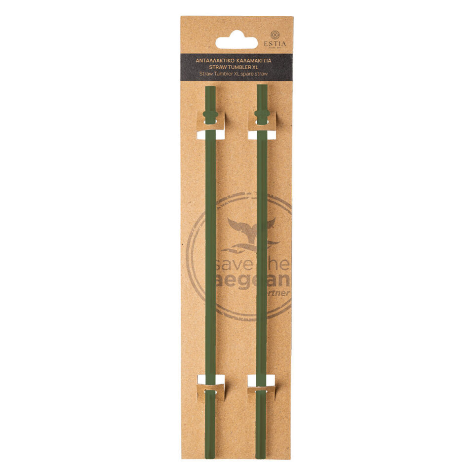 ΑΝΤΑΛΛΑΚΤΙΚΑ ΚΑΛΑΜΑΚΙΑ STRAW TUMBLER XL 900ml FOREST SPIRIT 2 ΤΕΜ