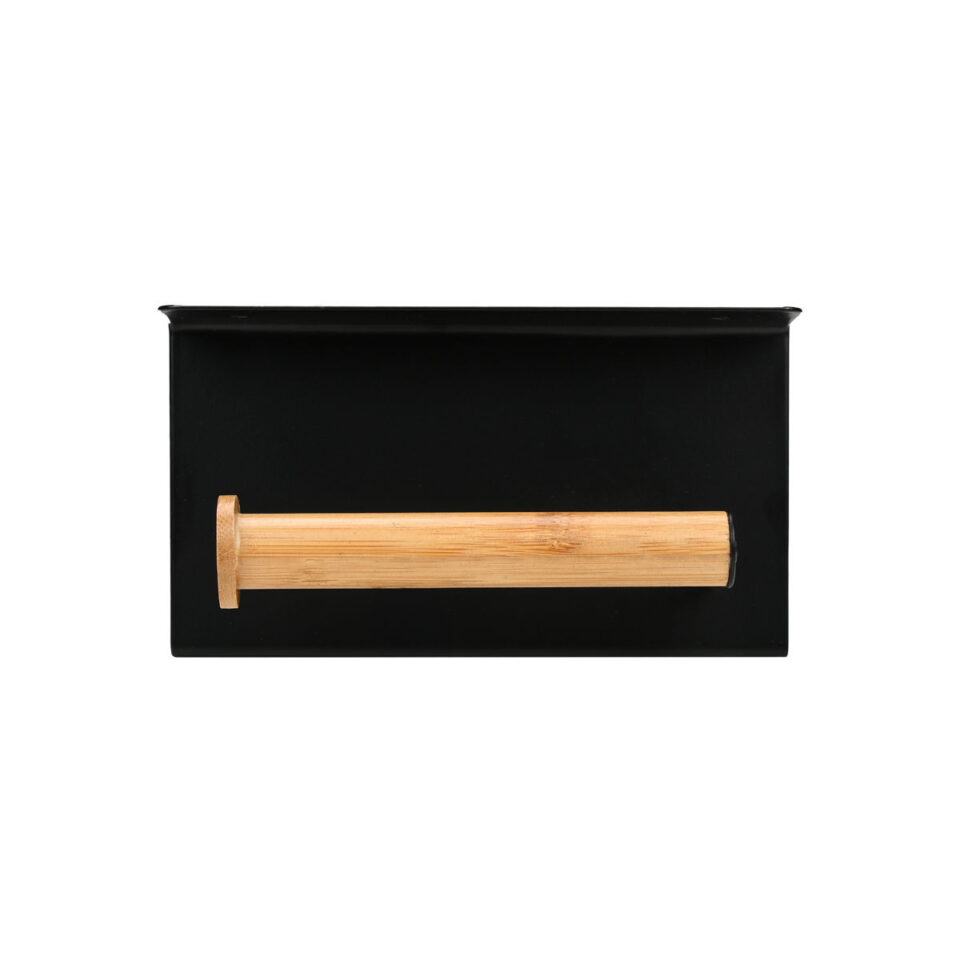 ΧΑΡΤΟΘΗΚΗ ΕΠΙΤΟΙΧΙΑ BAMBOO ESSENTIALS ΜΕ ΘΕΣΗ ΓΙΑ ΚΙΝΗΤΟ ΜΕΤΑΛΛΙΚΗ ΜΑΥΡΗ